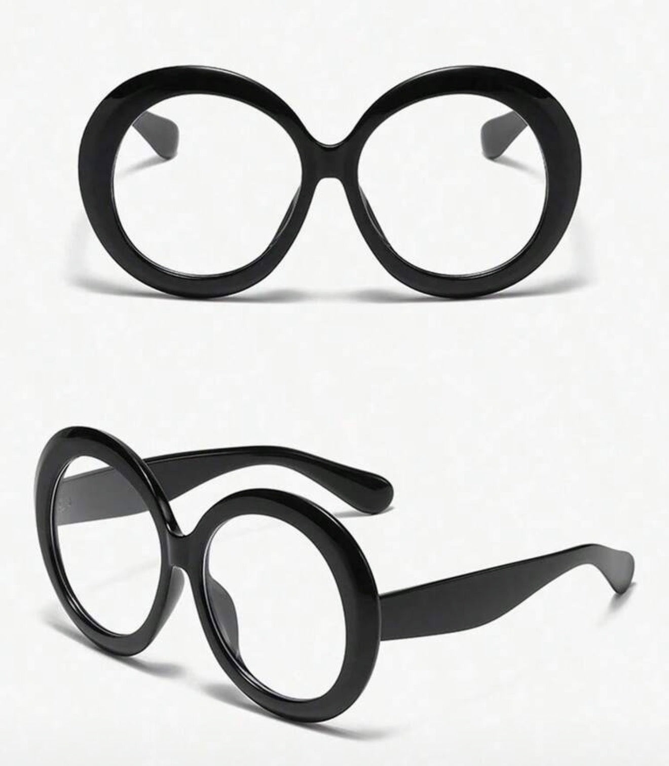 Black Oversized Glasses