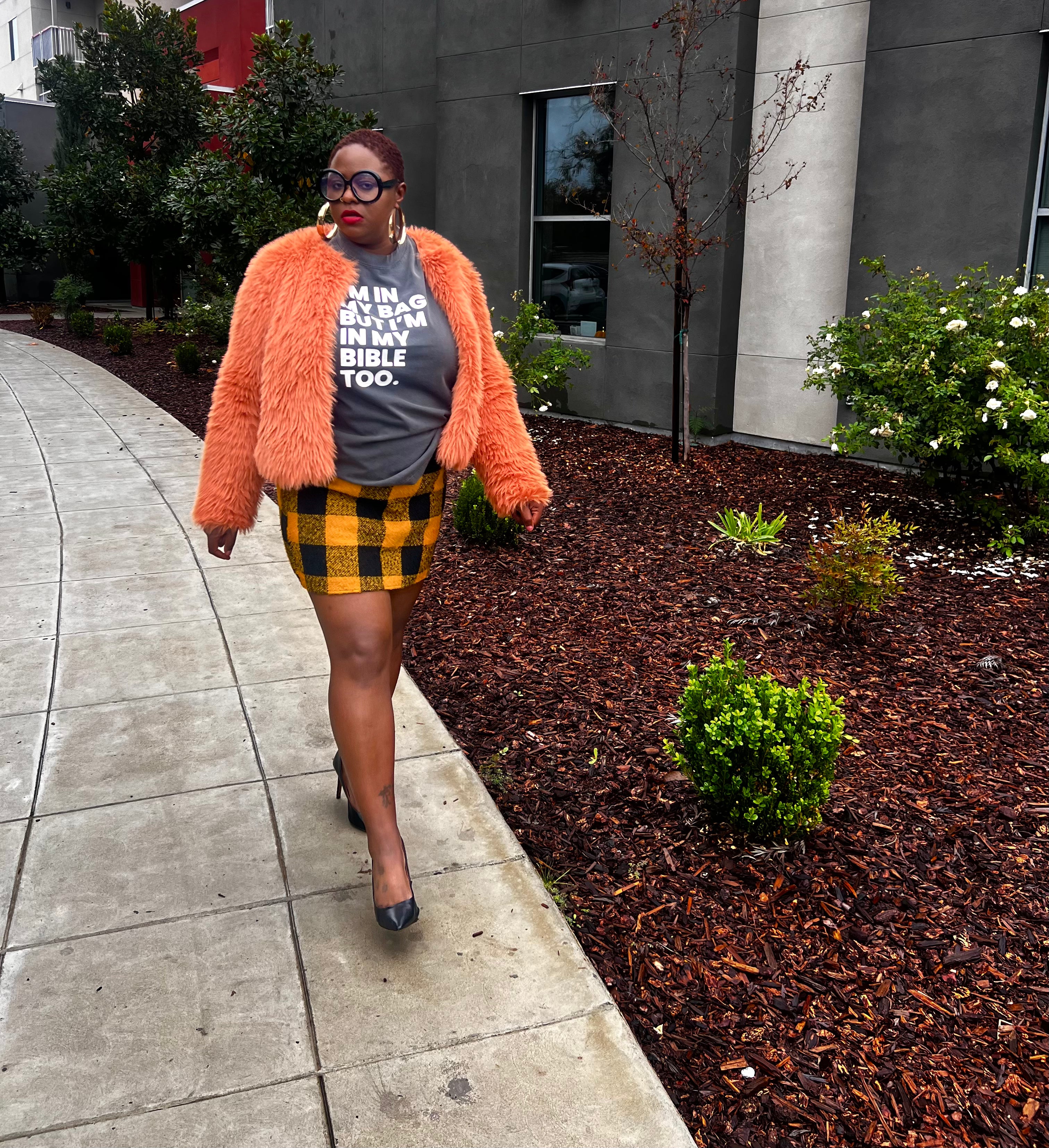 “I’m In My Bag But I’m In My Bible Too” Oversized Tee | SheeApparel®️