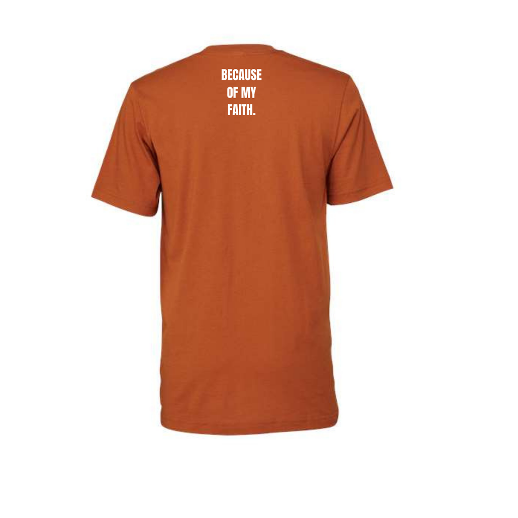 orange faith and fashion tshirt