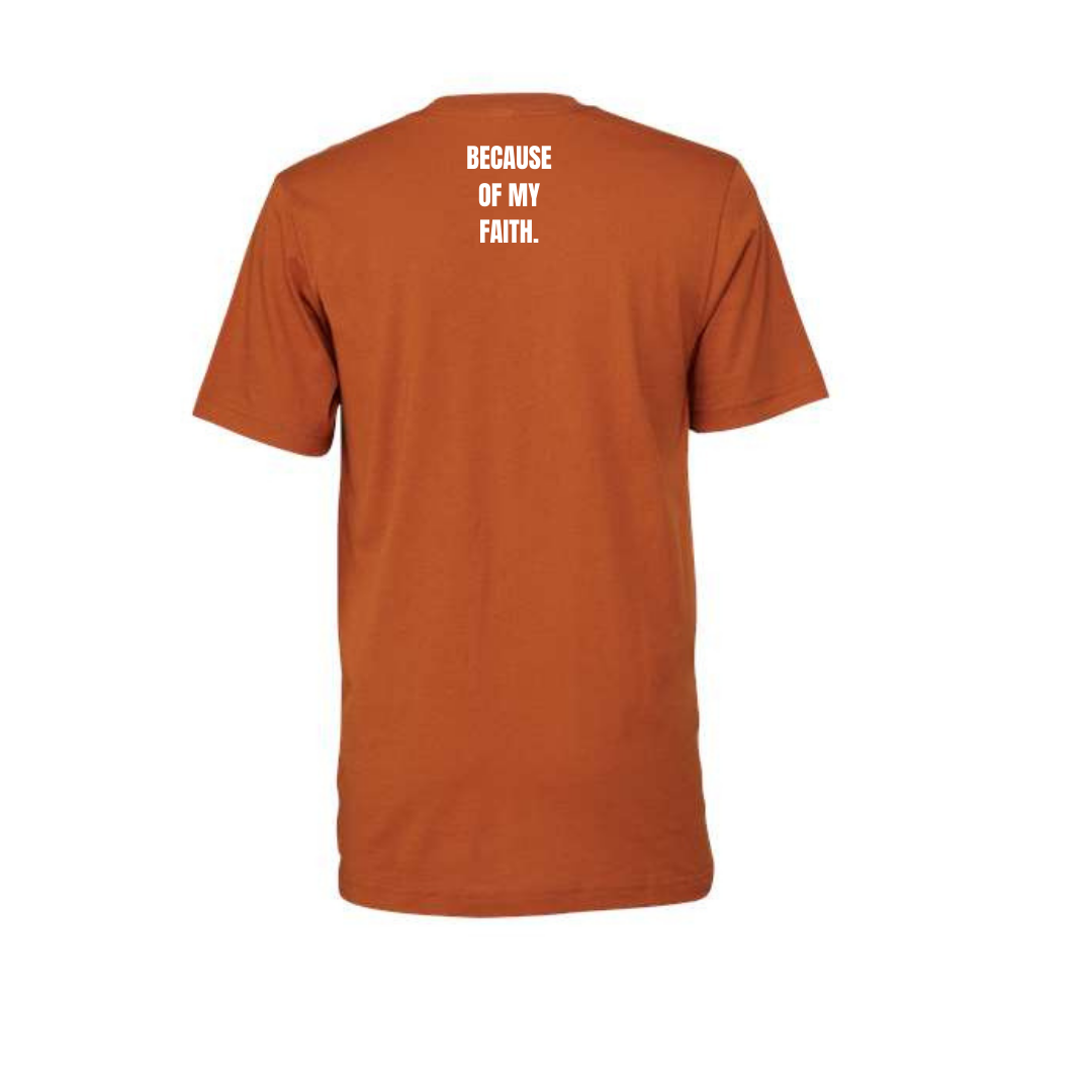 orange faith and fashion tshirt